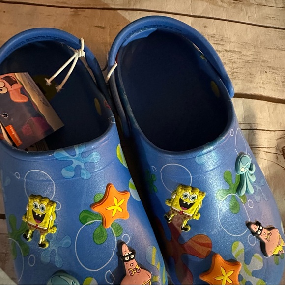 SpongeBob sandals 13-1 nwt blue - Picture 5 of 7